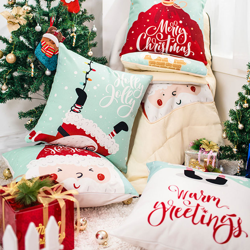 圣诞老人可爱抱枕定制